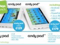 Andy Pad Pro specs and pricing available