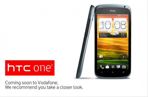 Vodafone to sell HTC One X & S