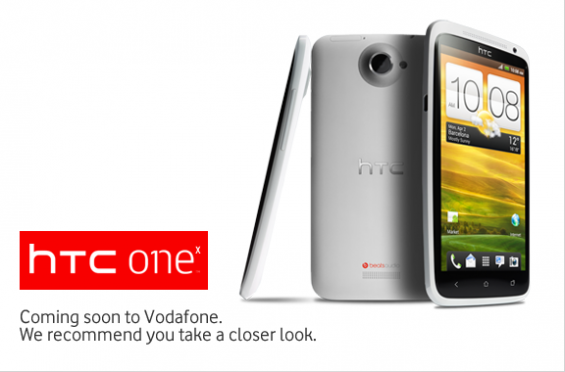 Vodafone to sell HTC One X & S