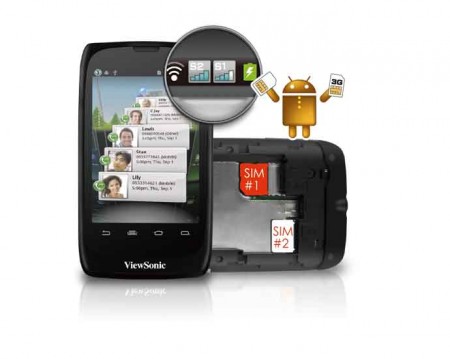 MWC   ViewSonic announce the worlds first Ice Cream Sandwich Dual SIM Smartphone