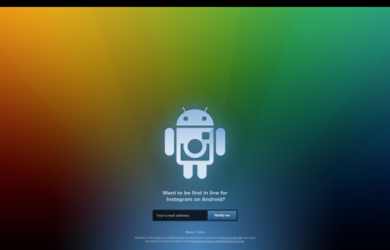 Instagram for Android   sign up quick