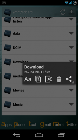 Coolsmartphone Recommended Android app   File Browser Widget