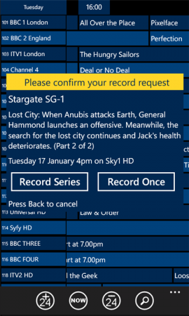 TV Guide+ is now available in the Windows Phone Marketplace