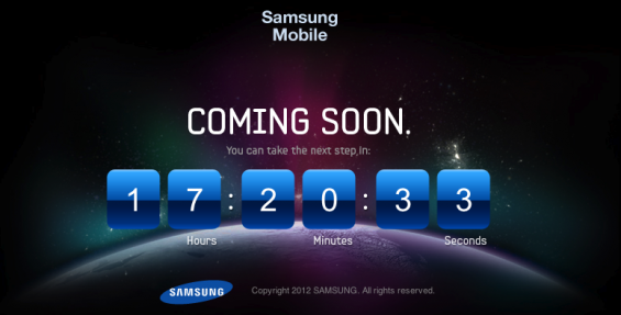 Samsung begins Galaxy S3 countdown