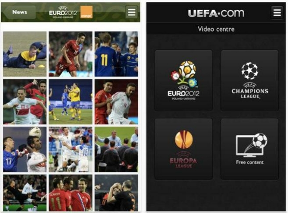 Official UEFA 2012 App Launched
