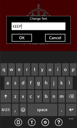 Keep Calm with this app for Windows Phone