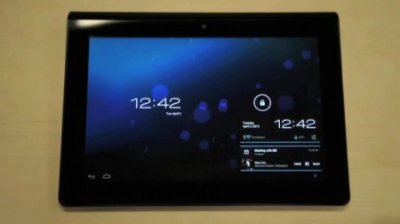 Android 4.0 hitting the Sony Tablet S.