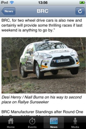 Keep up with the latest British Rally Championship action with these apps