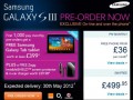 Carphone Warehouse – Samsung Galaxy SIII