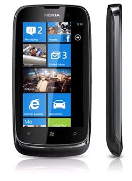 Nokia Lumia 610 in Black now in stock at various retailers.
