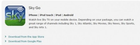 Sky Go not coming to Windows Phone any time soon