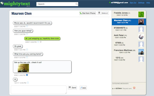 MightyText   Like iMessage, but better
