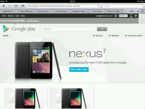 Google I/O: Google Confirm Nexus 7 Tablet