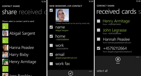 Nokia releases Contacts Share for its Lumia devices