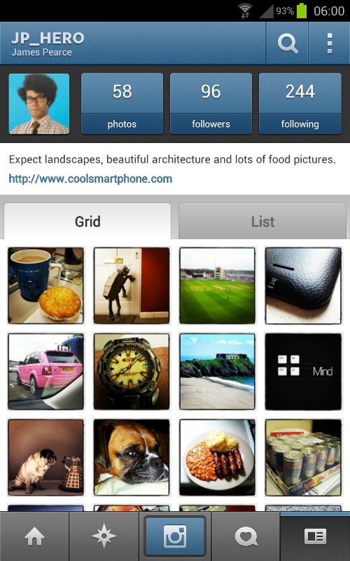 Instagram for Android now works on the Nexus 7