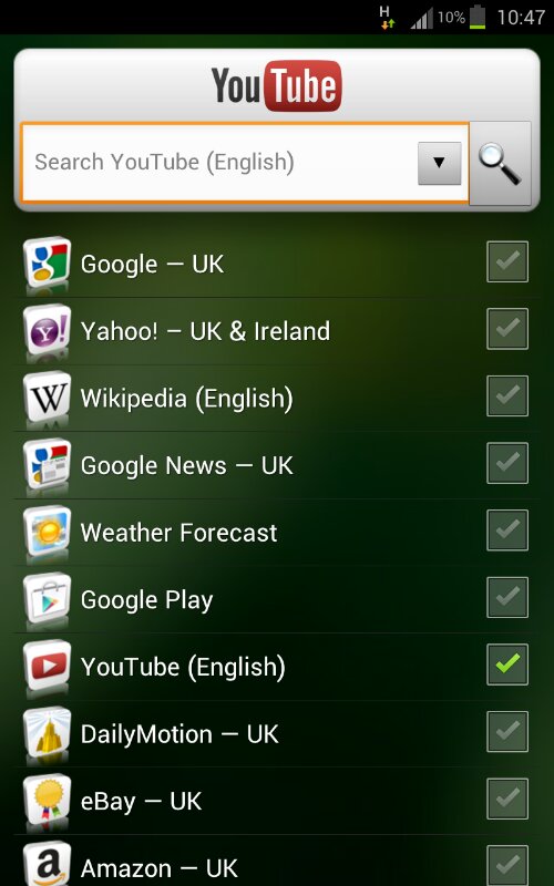 Coolsmartphone Recommended Android App   Quick Search Widget