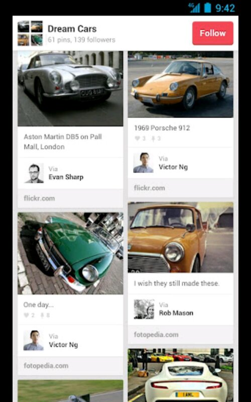 Pinterest for Android now available