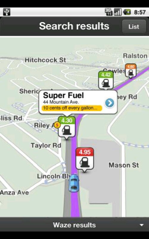 Waze releases real time crowd sourced fuel prices