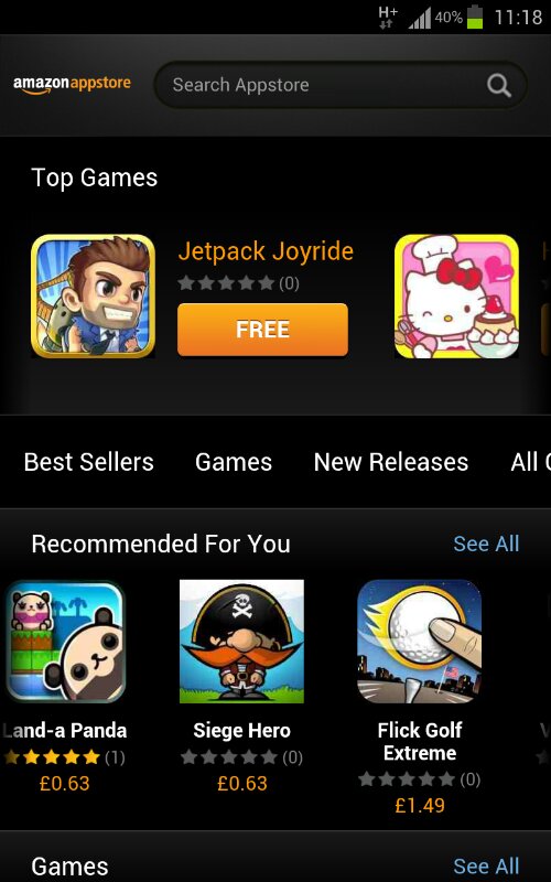 Amazon Appstore launches in Europe