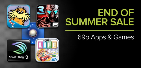 Google Play End Of Summer Sale......