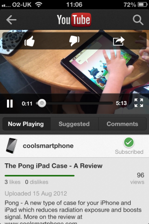 Google launches standalone YouTube app for iOS.