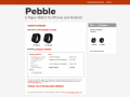 Pebble shipping in October?