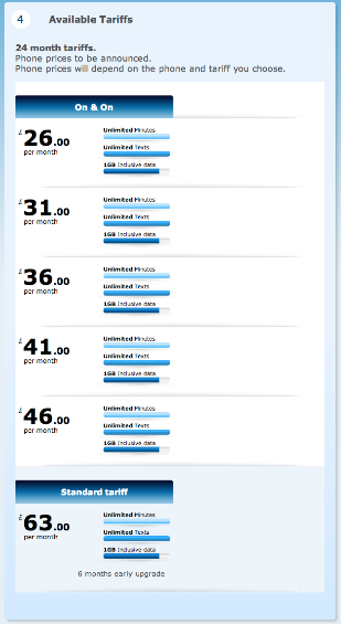 O2 announce iPhone 5 pricing too!