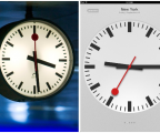 Time to steal the time? Apple borrows Swiss Clocks image [updated]