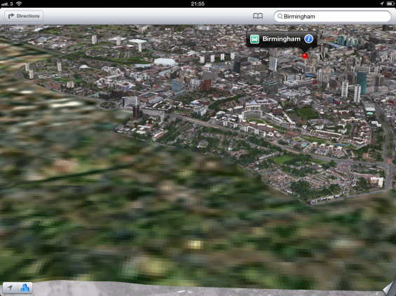 UK Satellite images in iOS 6   One word. Rubbish.