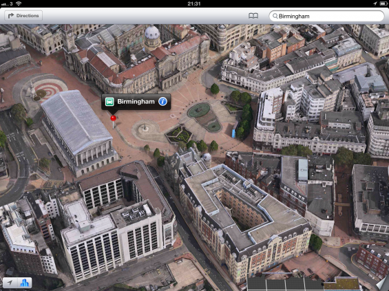 UK Satellite images in iOS 6   One word. Rubbish.