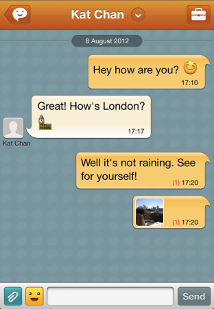 ChatON adds new features