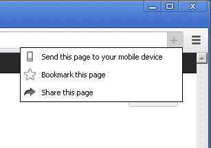 Chrome update to bring in built mobile sharing