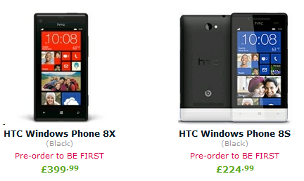 Price appears for the HTC 8S Windows phone [updated   now with Lumia 920 price]