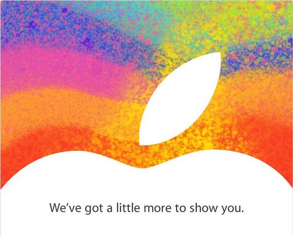 Apple sends out invites for event on Tuesday 23rd October, iPad Mini?