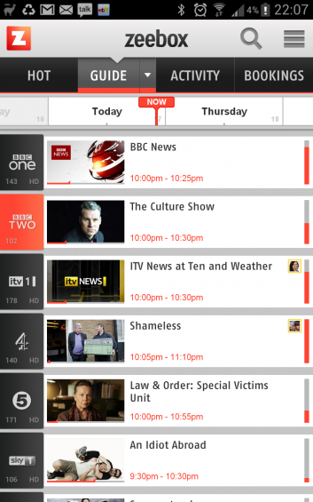 Zeebox   Now controls your TV too (Update)