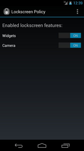 Dont like Android 4.2 lock screen widgets? Turn them off then!