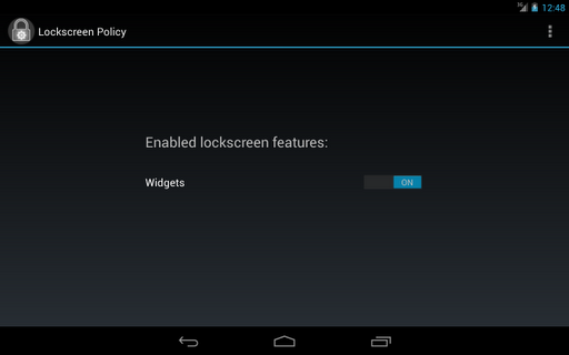 Dont like Android 4.2 lock screen widgets? Turn them off then!
