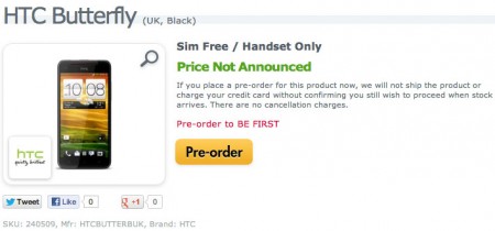 HTC Butterfly available for pre order in the UK   but is all that it seems? [UPDATED]