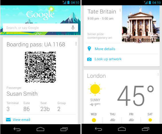 Google Now updated with new features