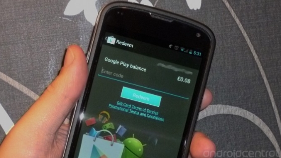 Google Play UK gift cards incoming?