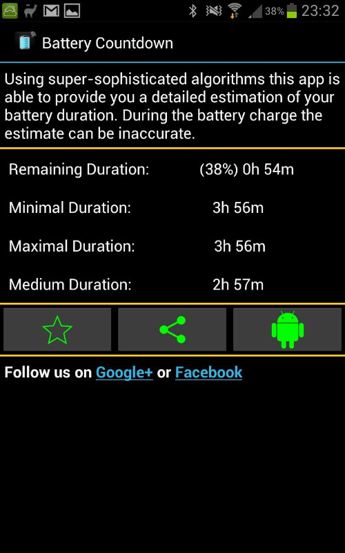 Battery Widget Countdown   See how long your battery has left