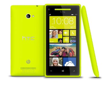 HTC 8X is now available in yellow
