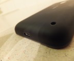 The Micro USB / Speaker hole