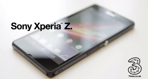 Three confirm Xperia Z in hands on video
