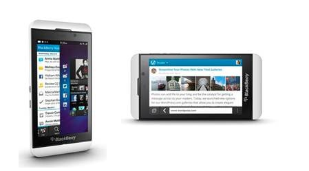 More retailers announce BlackBerry Z10 availability; pick it up in white at Phones 4u