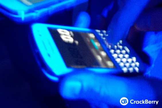 Blackberry Q10 spotted in white at Z10 launch