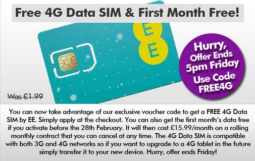 Try EE 4G yourself, free for a month. Heres how..