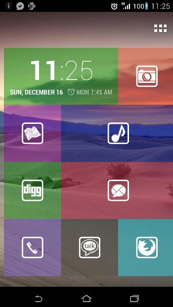 Do you want to make your Android device look a bit like Windows 8?