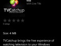 TVCatchup is now available for Windows Phone 8