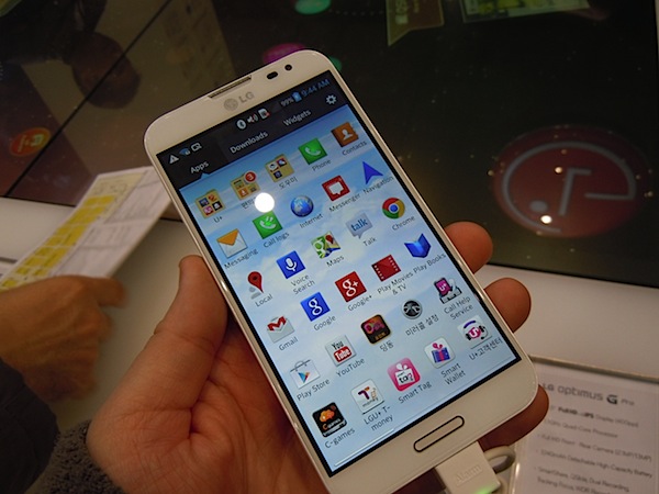 MWC   Hands on with the LG Optimus G Pro